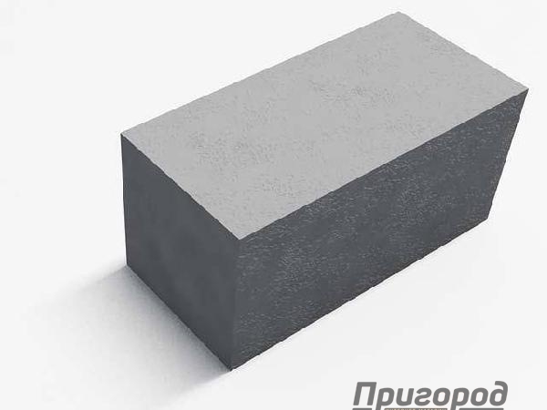 Блок бетонный полнотелый 20х40х20