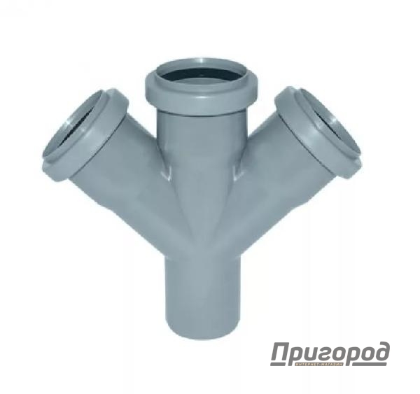 Крестовина ПВХ одноплоскостная 50х50х50/45 *