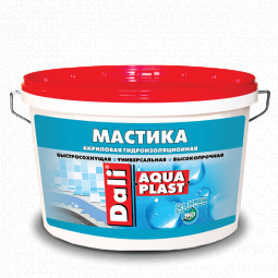 Мастика гидроизоляционная  АКРИЛОВАЯ DALI AQUAPLAST 2,5л