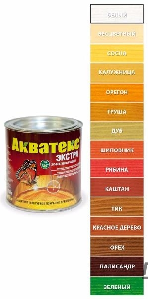 Акватекс -экстра ПАЛИСАНДР  0,8л                                                                    