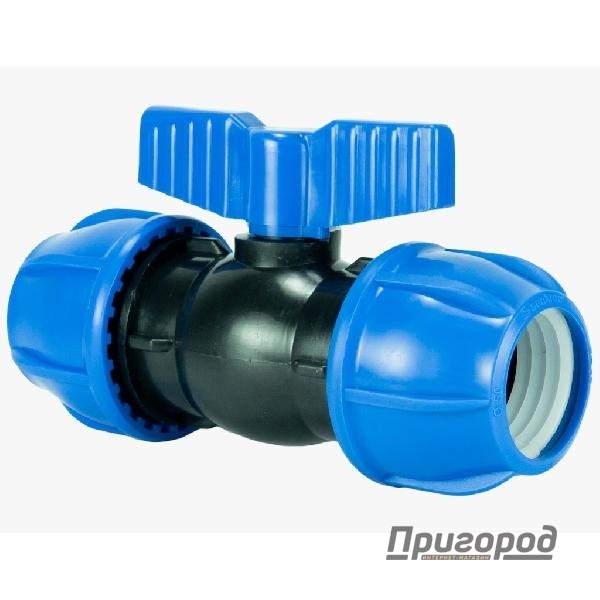 Кран ПНД шаровой 50х50